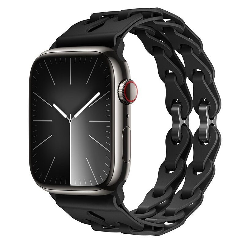 Pasek LUNA A00279 do Apple Watch do koperty 38/40/41mm Czarny