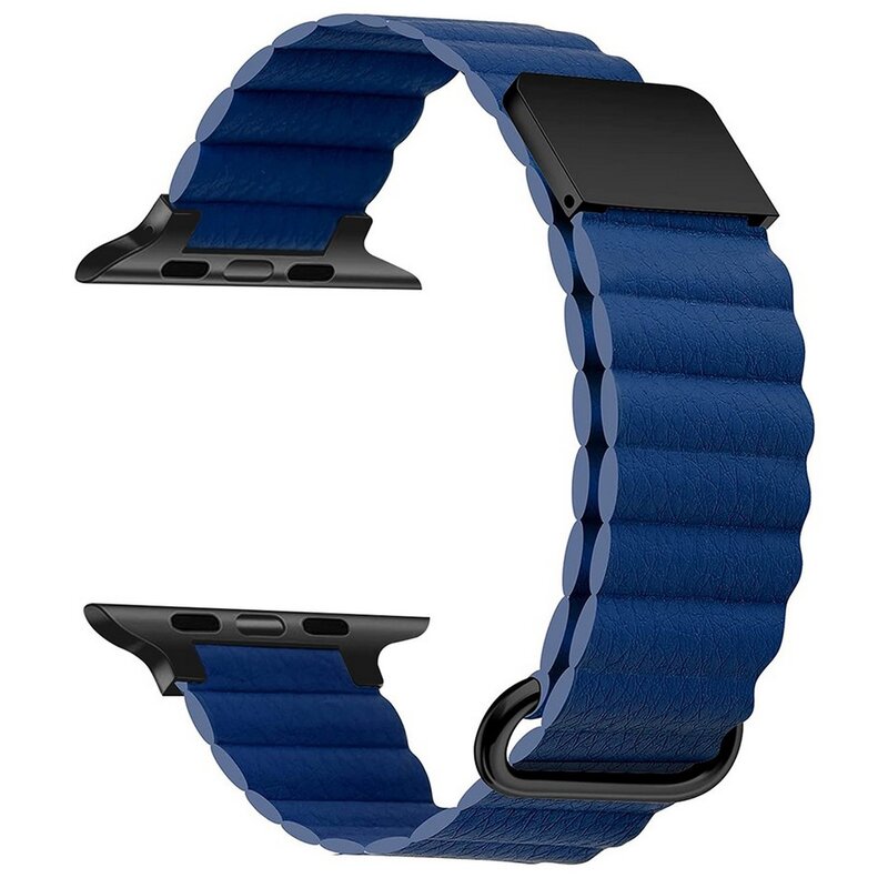 Pasek LUNA A00290 do Apple Watch do koperty 42/44/45mm Niebieski