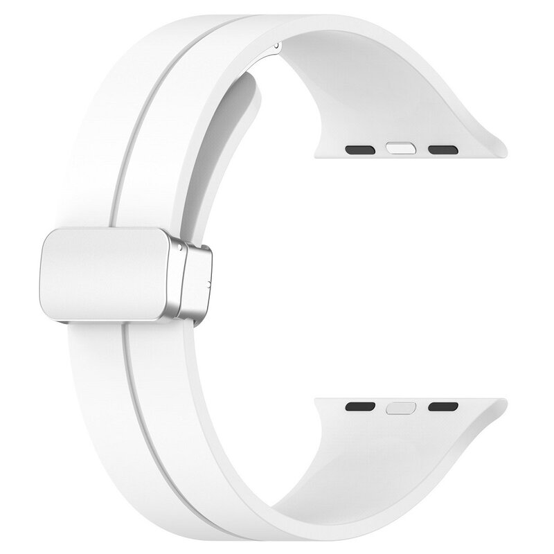 Pasek LUNA A00285 do Apple Watch do koperty 38/40/41mm Biały