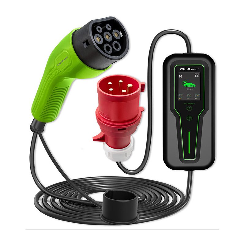 Ładowarka do samochodu elektrycznego QOLTEC 52466 Typ 2 7kW