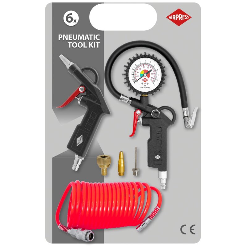 Zestaw akcesoriów pneumatycznych AIRPRESS 4300027 (6 elementów)