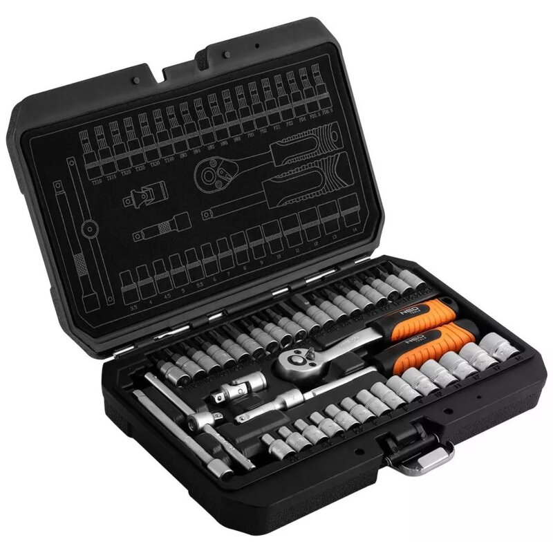 Zestaw kluczy nasadowych NEO TOOLS 10-232 (38 elementów)