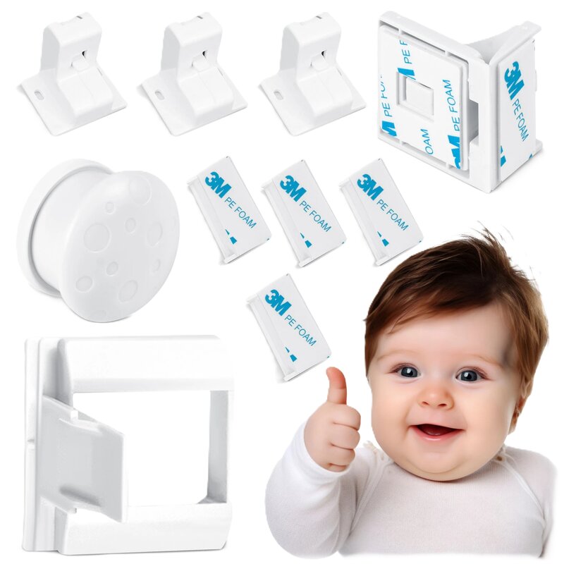 Magnetyczne zabezpieczenie szafek RICOKIDS 798000 (4 szt.)