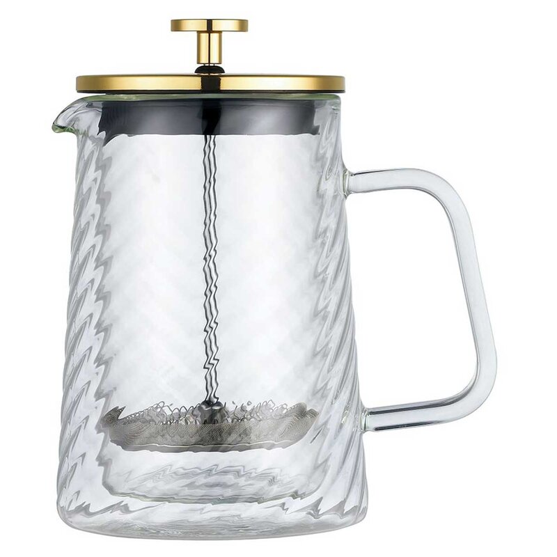 Zaparzacz KLAUSBERG KB-7766 Przeźroczysto-złoty (600 ml)