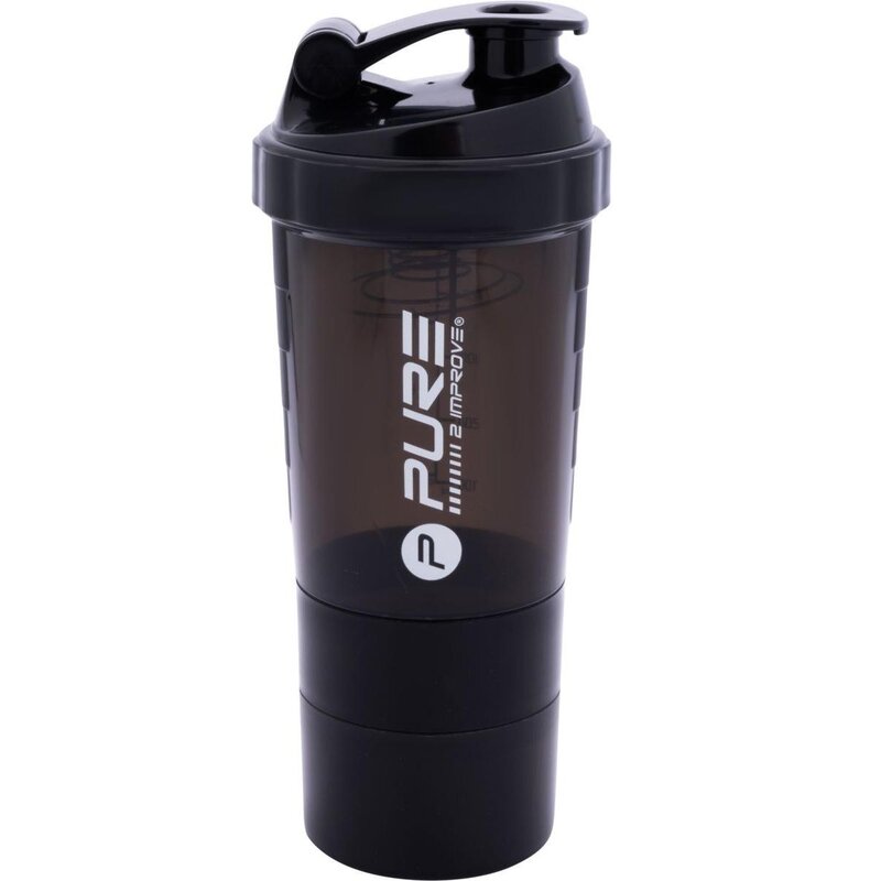 Shaker PURE2IMPROVE 7095749 Czarny (500 ml)