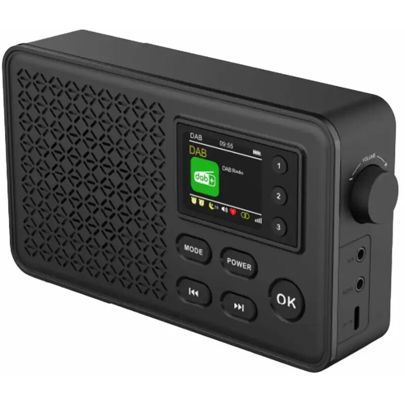 Radio DENVER DAB-57 Cyfrowe Przenośne Czarny