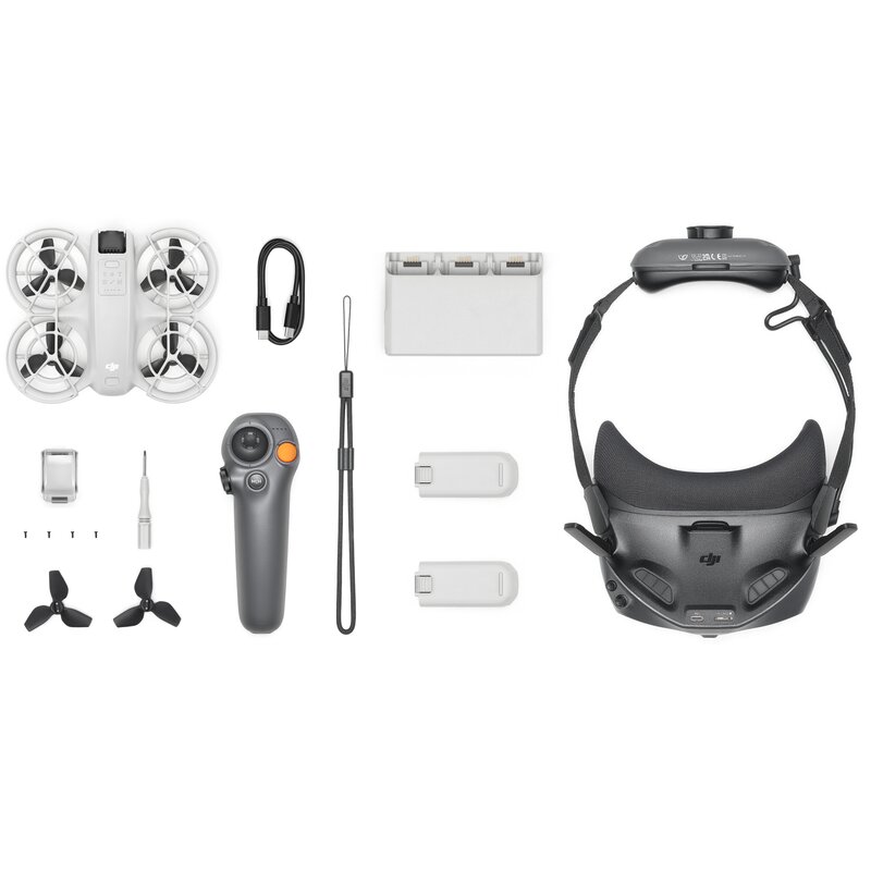 Dron DJI Neo Motion Fly More Combo, Kamera 4K/30FPS, RC Motion 3, Trzy baterie, Waga 139g