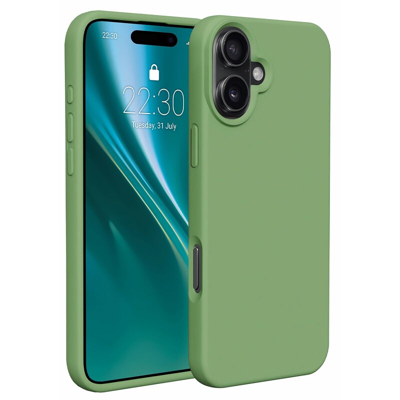 Etteri Silicone Case do iPhone 16 Zielony