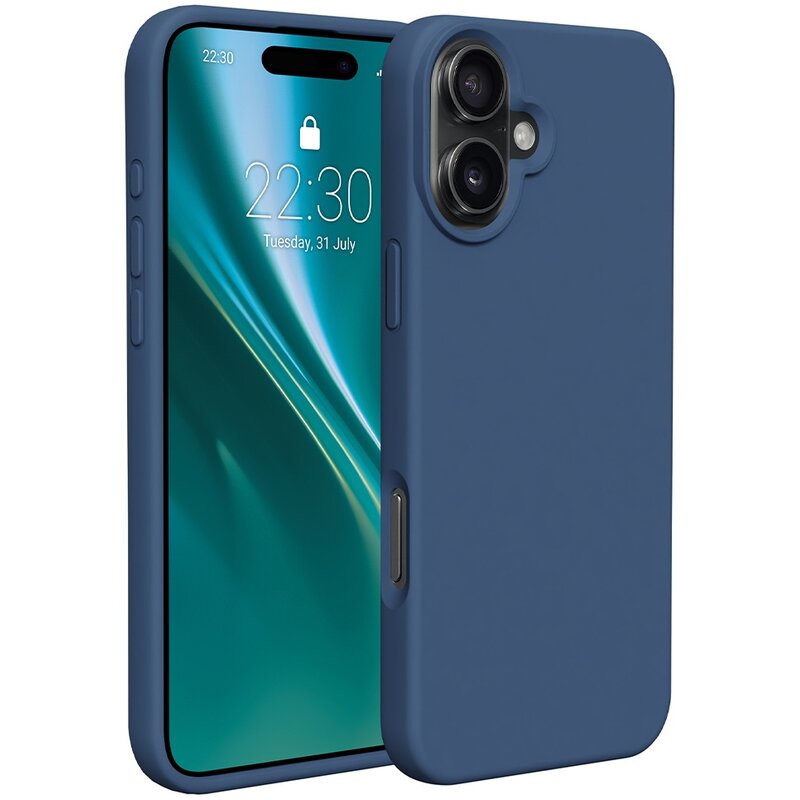 Etteri Silicone Case do iPhone 16 Plus Niebieski