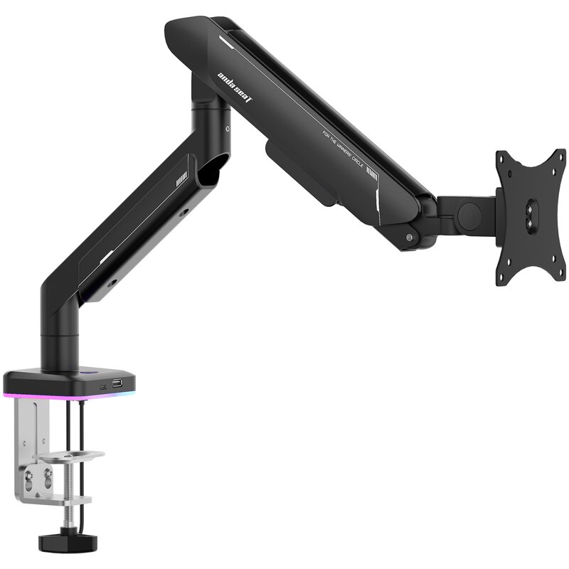 Anda Seat Stealth II PRO RGB od 17" do 42" Max 15kg Czarny
