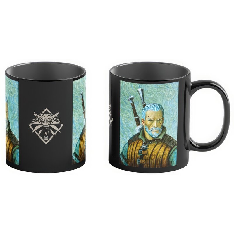 Kubek GOOD LOOT The Witcher Geralt & Vincent van Gogh