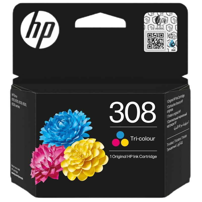 Wkład atramentowy HP 308 Kolorowy Instant Ink 7FP20UE