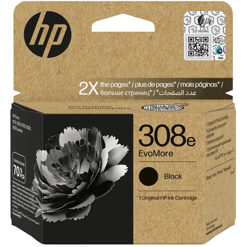 Tusz HP 308e Evomore Czarny 7FP22UE