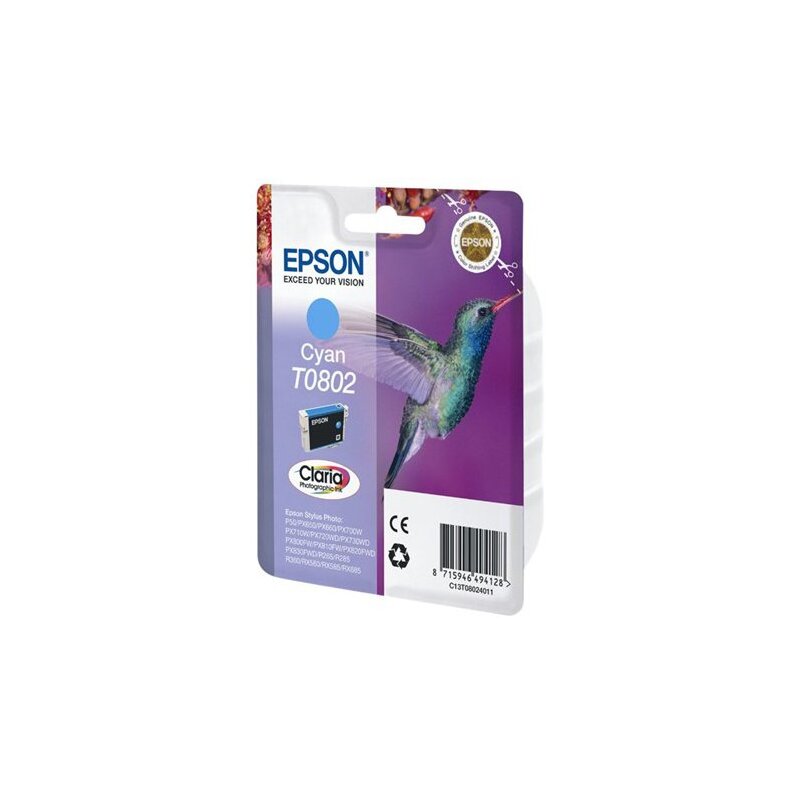 Tusz EPSON T0802 Cyan