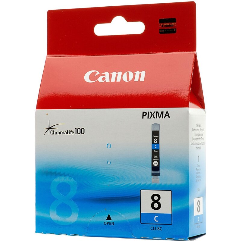 Tusz CANON CLI-8C Błękitny 13 ml 0621B001