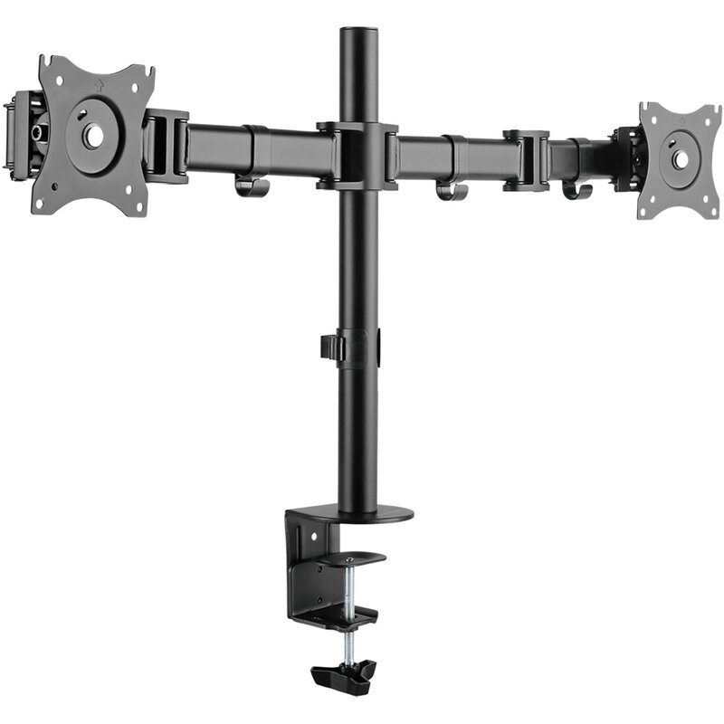 Uchwyt do monitora ULTRADESK Skeleton Double 13-27 cali Czarny