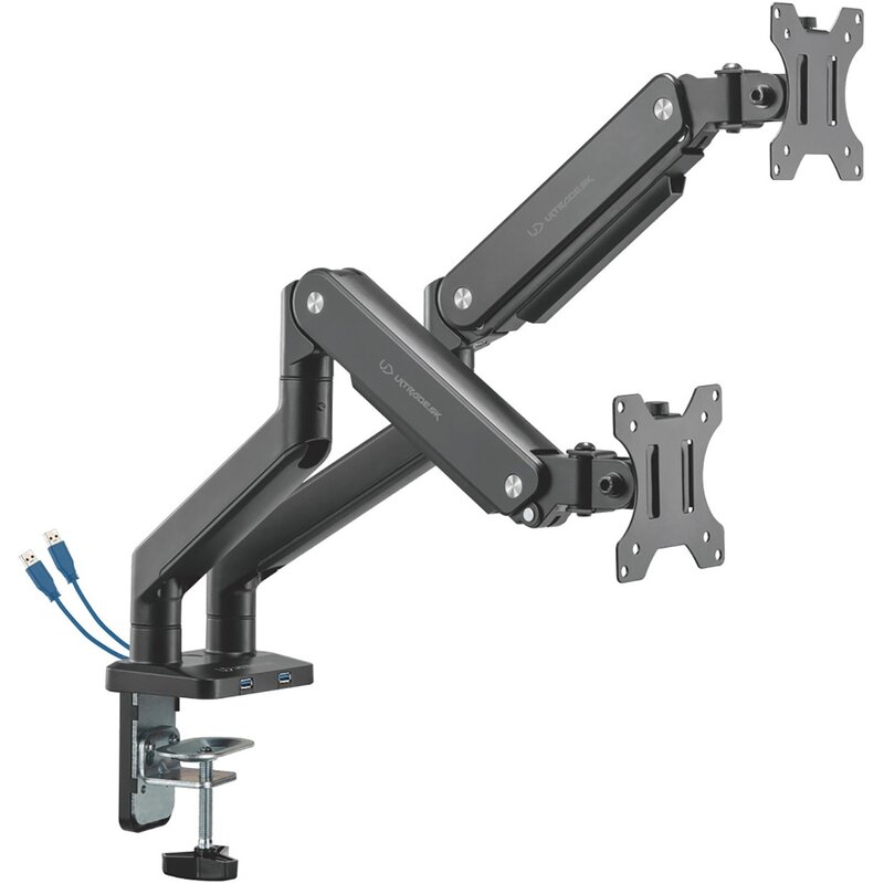 Uchwyt do monitora ULTRADESK Branch Double 17-32 cali Czarny