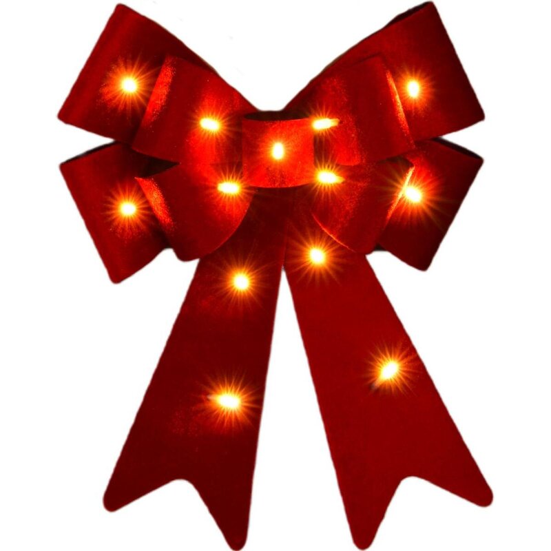 Kokarda dekoracyjna CHRISTMAS DECORATION 204347 23 x 25 cm