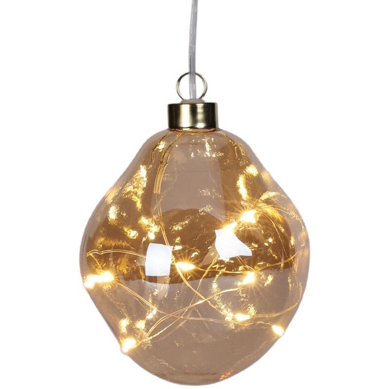 Bombka CHRISTMAS DECORATION Kropla 10 cm Złoty