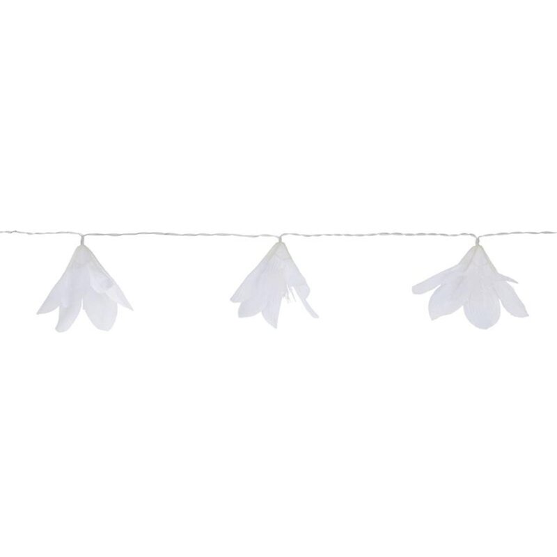 Girlanda dekoracyjna CHRISTMAS DECORATION 241267 20 LED Bateryjne 410 cm Biały