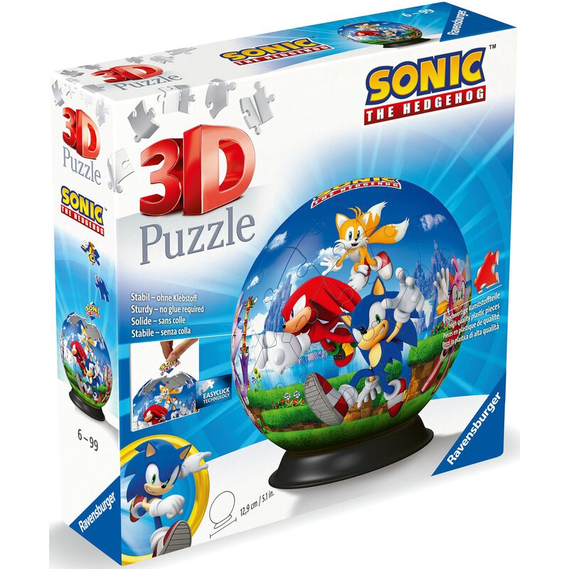 Puzzle 3D RAVENSBURGER Sonic The Hedgehog 11592 (73 elementy)