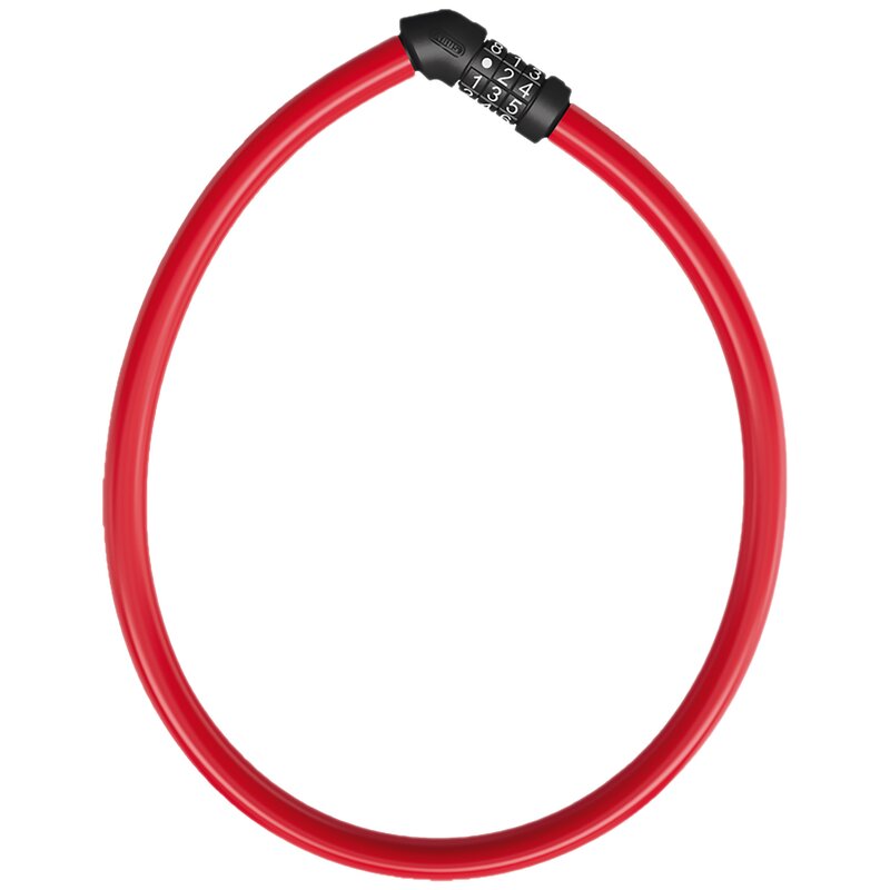 Zapięcie rowerowe ABUS 4408C/65 Linka Czerwony