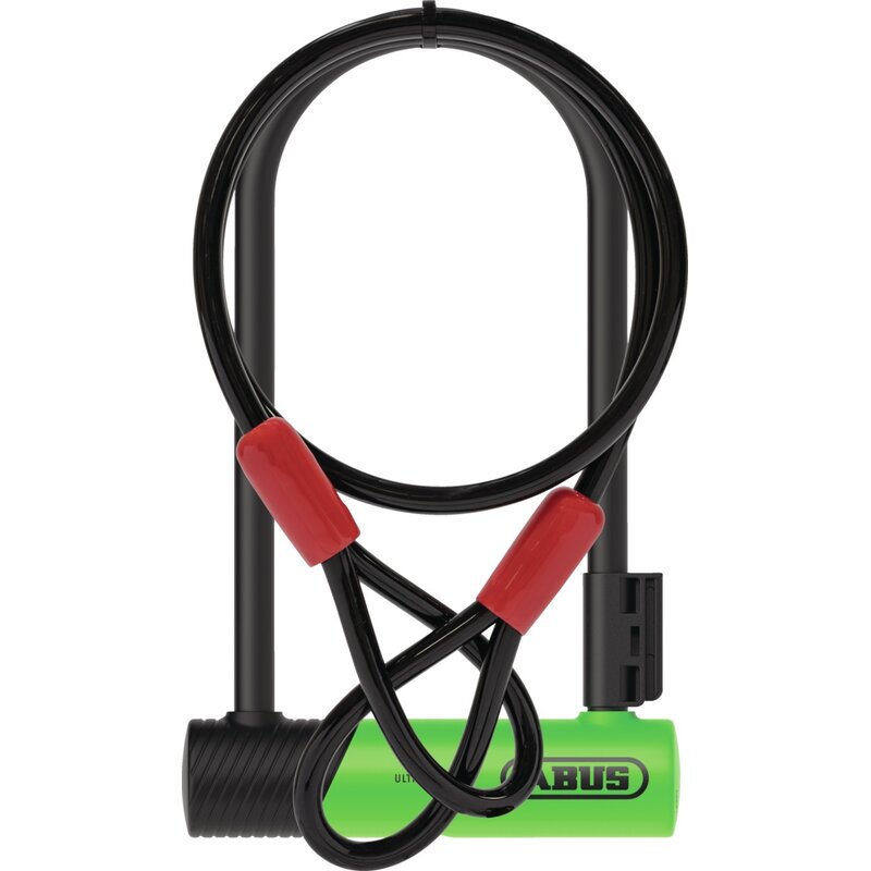 Zapięcie rowerowe ABUS 410K/170HB230 + SH34 + Cobra 10/120 U-lock Zielony