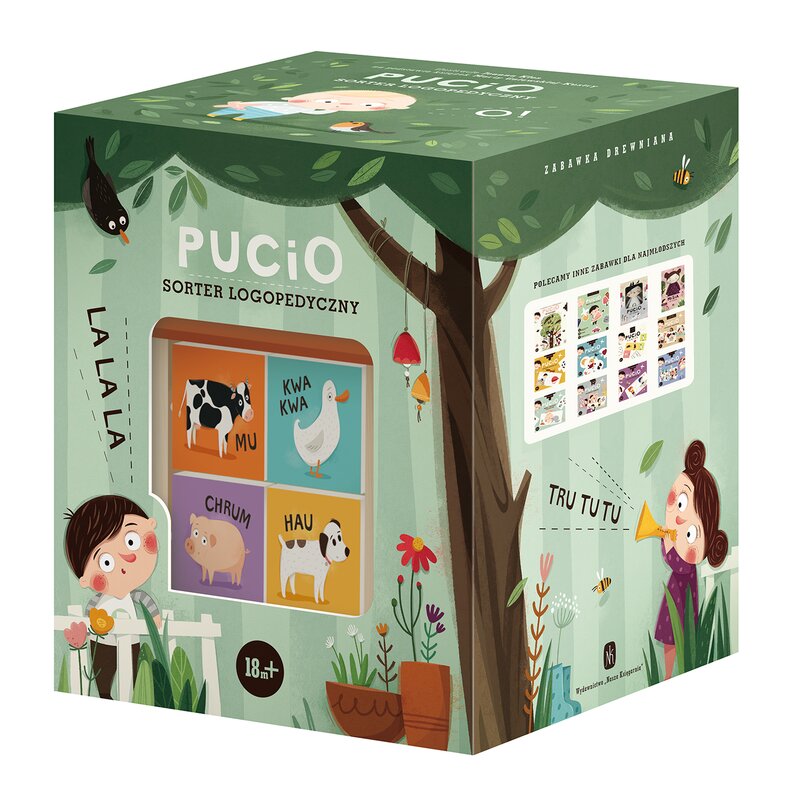 Zabawka edukacyjna NASZA KSIĘGARNIA Pucio Sorter logopedyczny