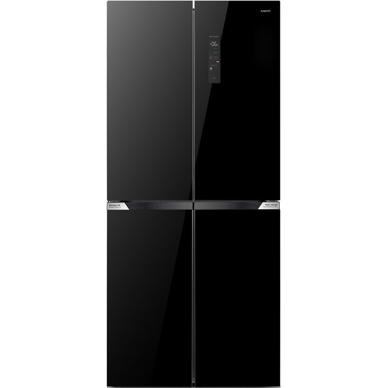 Lodówka MPM 503-SSI-11 Side by Side No Frost 190.2cm Czarne szkło