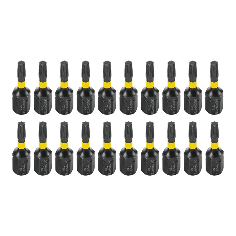 Zestaw bitów udarowych GRAPHITE 56H549 (20 szt.)