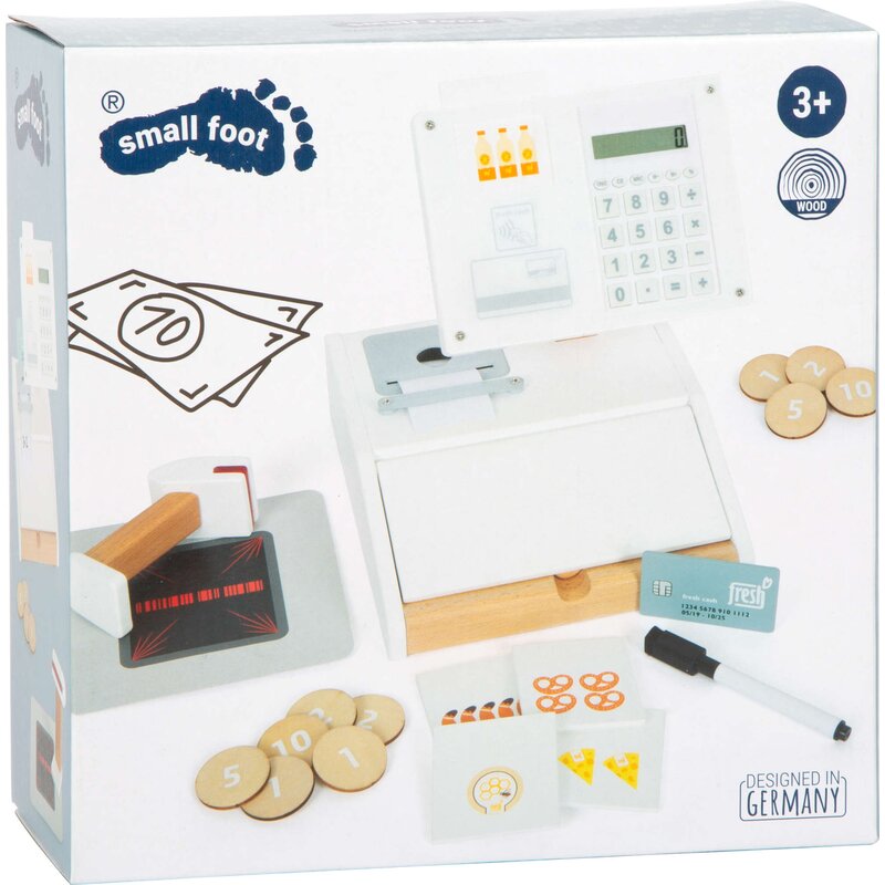 Zabawka kasa sklepowa SMALL FOOT z kalkulatorem 12249