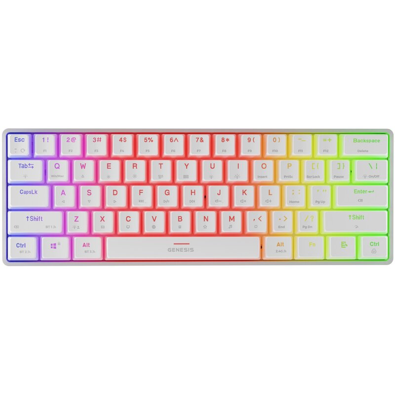 Klawiatura GENESIS Thor 660 G2 Biały