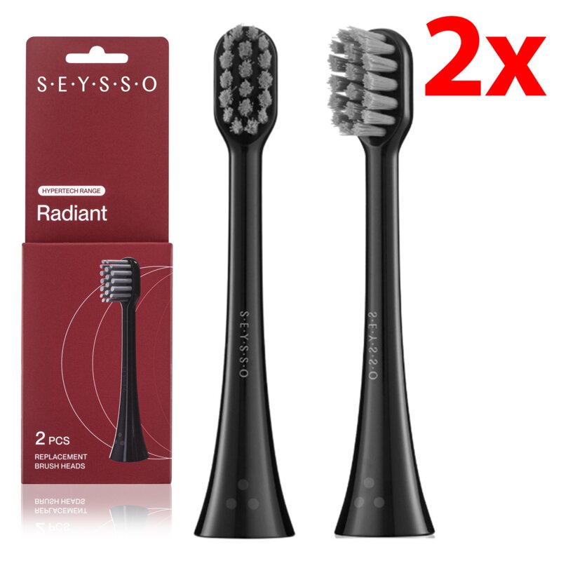 Oryginalna końcówka do szczoteczki SEYSSO Hypertech Radiant (2 szt.) (Miękkie włosie)