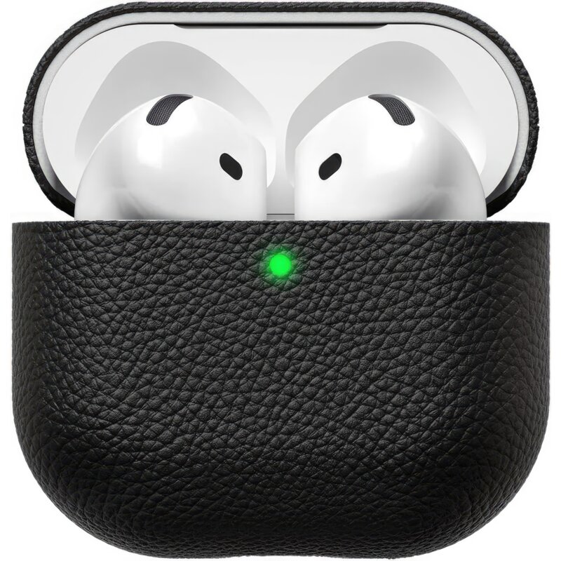 Etui na słuchawki KEYBUDZ Artisan do AirPods 4 Czarny