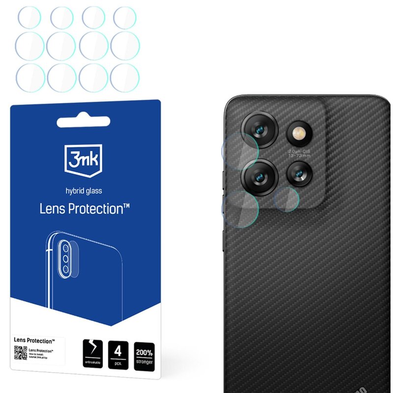 Szkło hybrydowe na obiektyw 3MK Lens Protection do Motorola ThinkPhone25