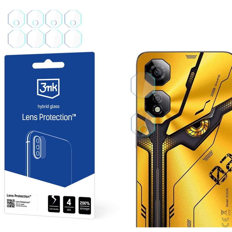 Szkło hybrydowe na obiektyw 3MK Lens Protection do Nubia Neo 2 5G