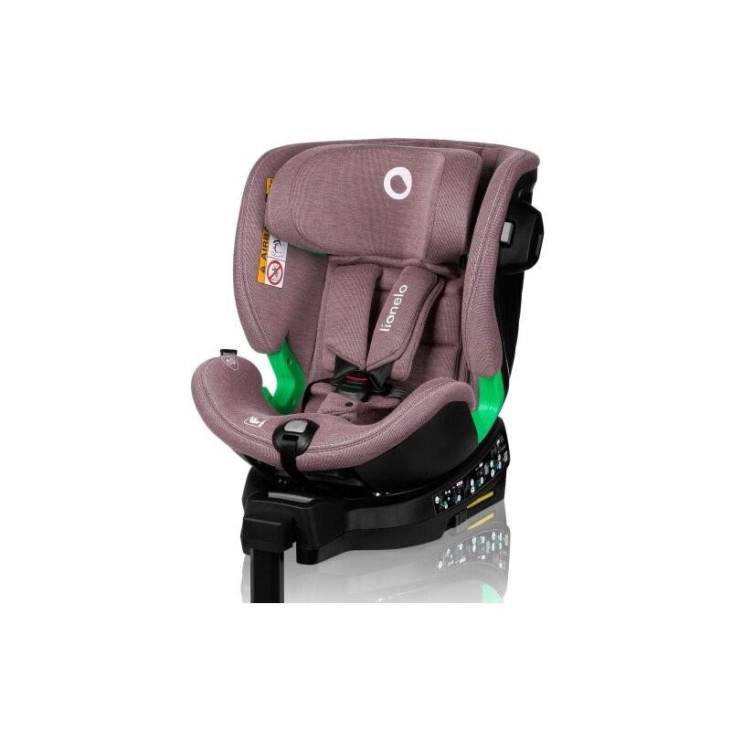 Fotelik samochodowy LIONELO Harmony i-Size 40-150 cm (0-36 kg) Różowy