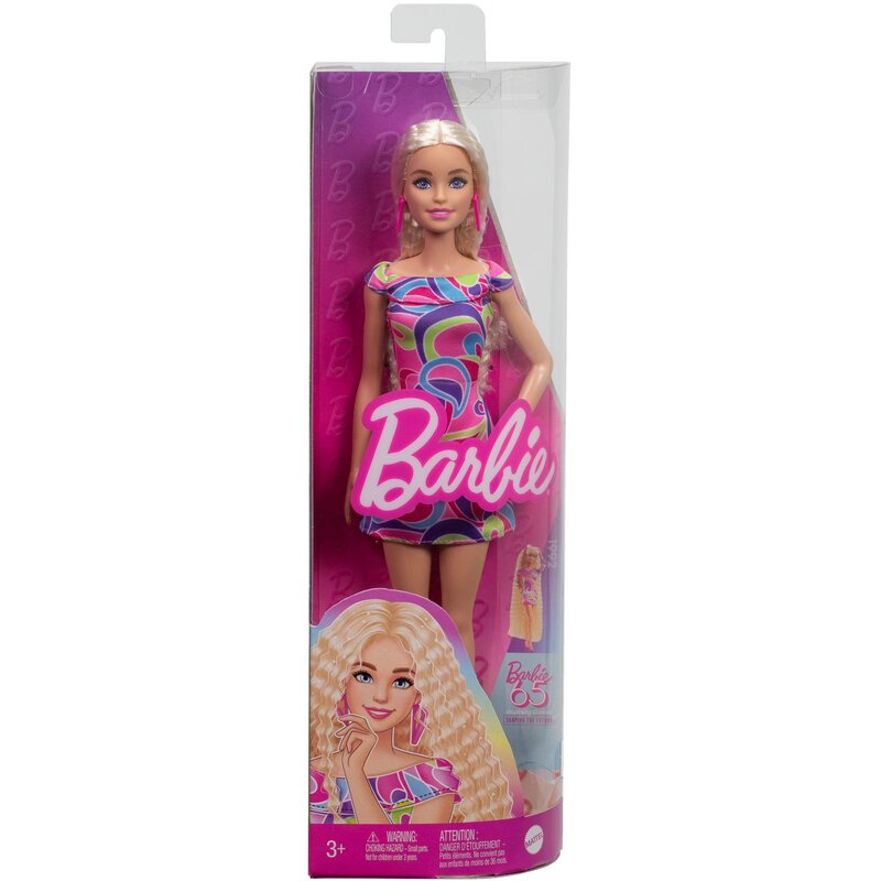 Lalka Barbie Fashionistas Sukienka Lata 80 HRH20