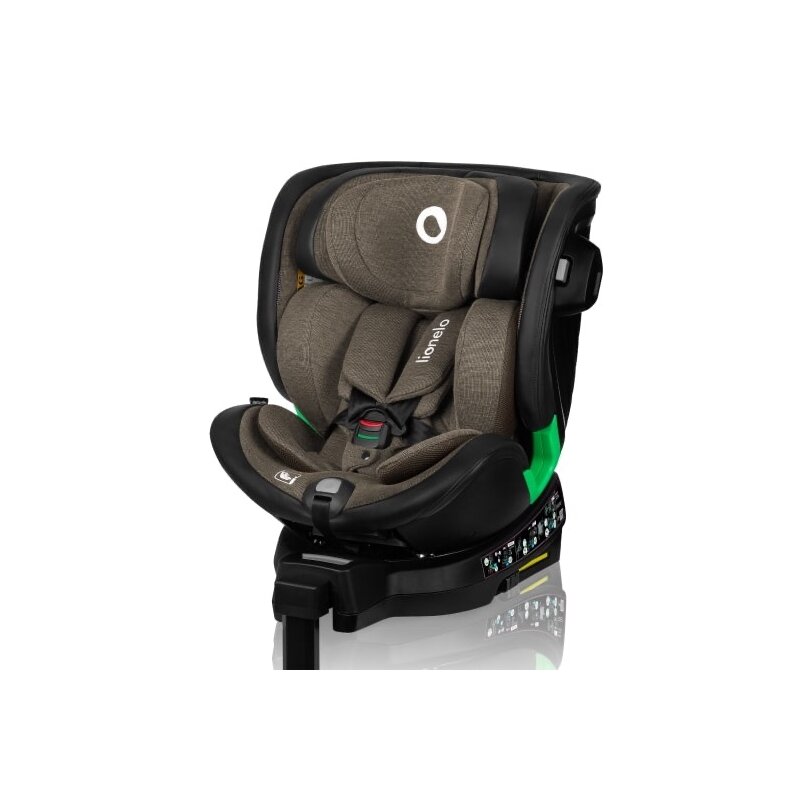 Fotelik samochodowy LIONELO Harmony i-Size 40-150 cm (0-36 kg) Zielony