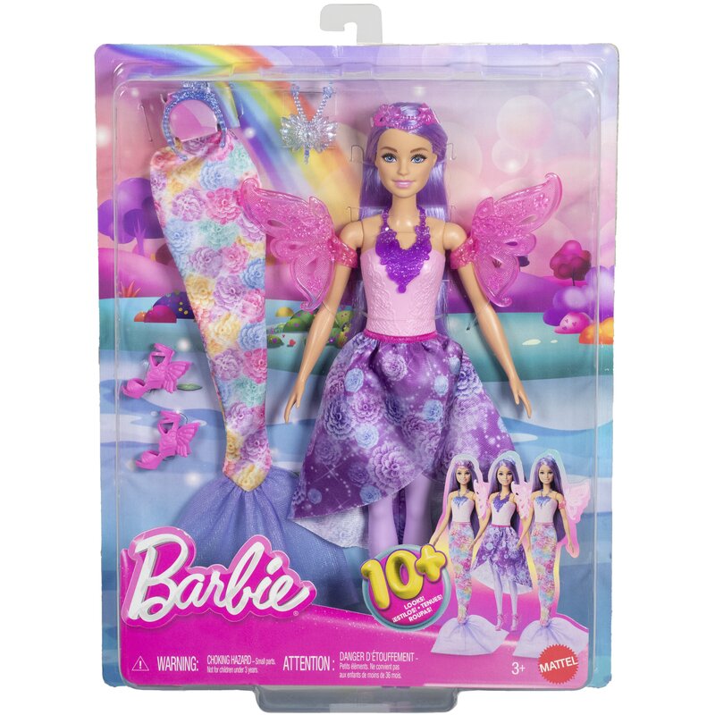 Lalka Barbie Baśniowe przebieranki JCP74