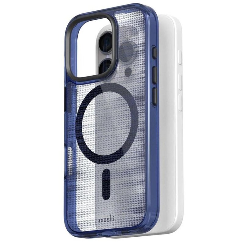 Etui MOSHI iGlaze MagSafe do Apple iPhone 16 Pro Przezroczysto-fioletowy