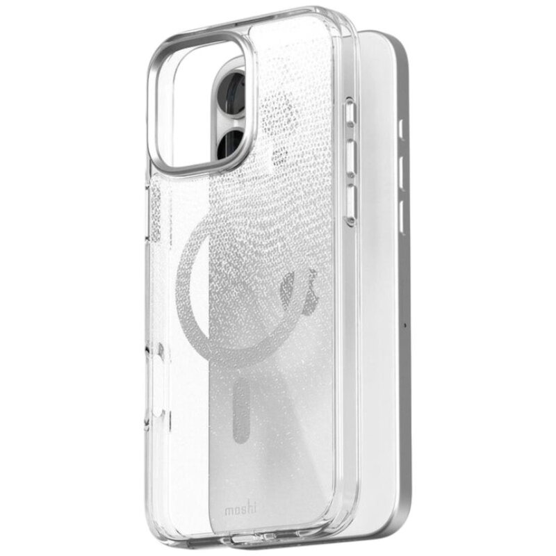Etui MOSHI iGlaze MagSafe do Apple iPhone 16 Pro Max Przezroczysto-biały