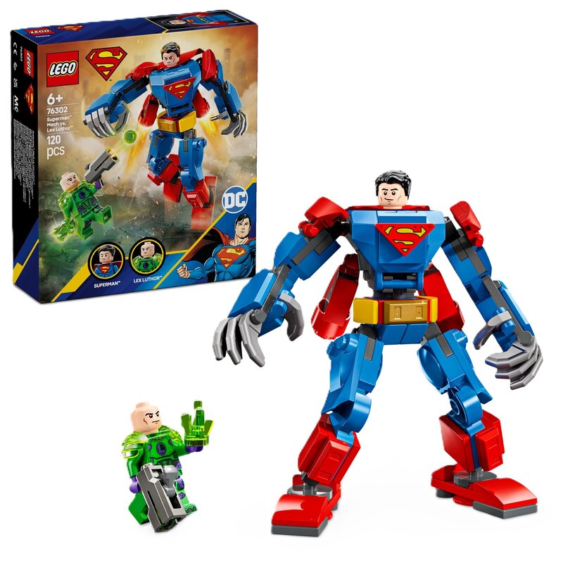 LEGO 76302 DC Mech Supermana kontra Lex Luthor