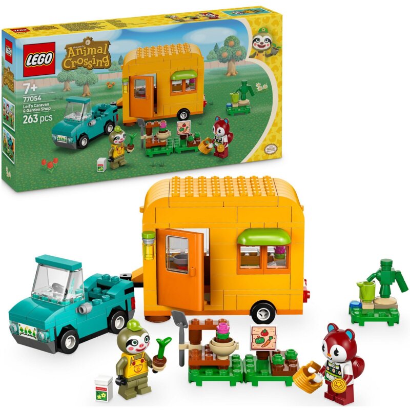 LEGO 77054 Animal Crossing Leif i jego kamper oraz sklep ogrodniczy