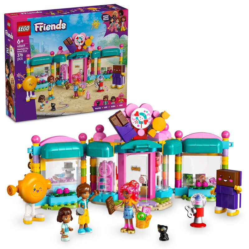 LEGO 42649 Friends Sklep z cukierkami w Heartlake