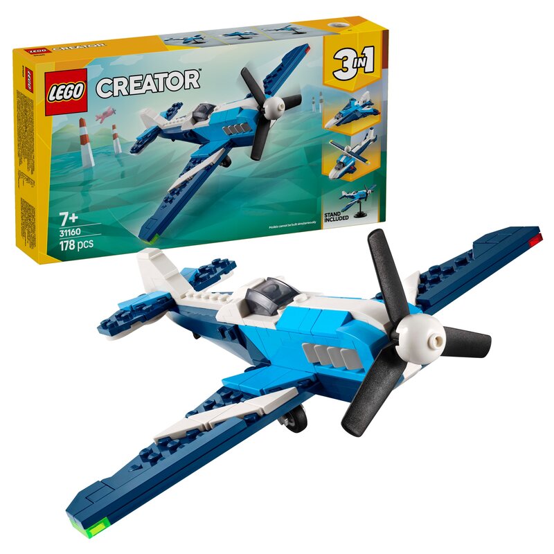 LEGO 31160 Creator 3w1 Statek powietrzny: samolot wyścigowy