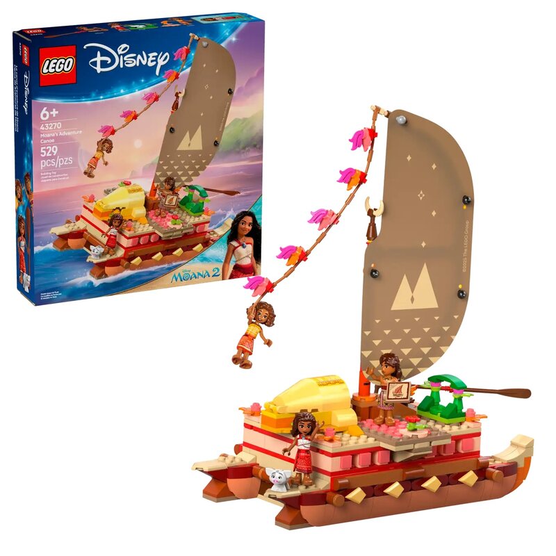 LEGO 43270 Disney Princess Kajakowa przygoda Vaiany