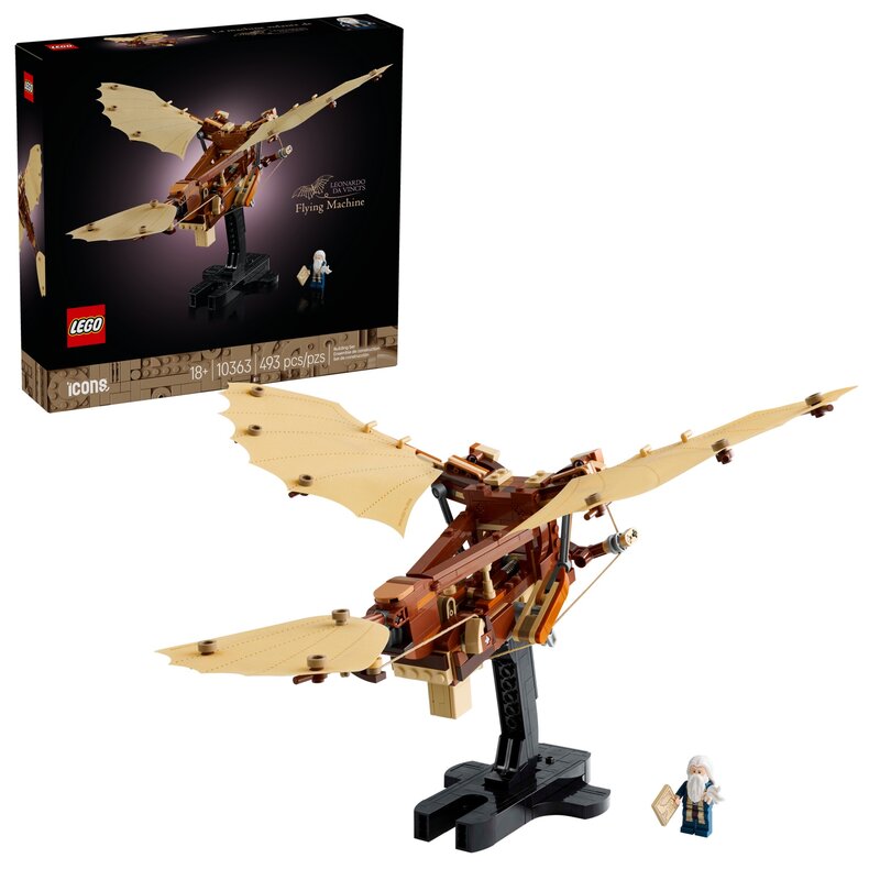 LEGO 10363 Icons Maszyna latająca Leonarda da Vinci