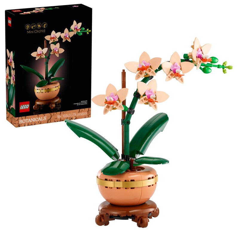 LEGO 10343 Botanicals Kwiaty Mała orchidea