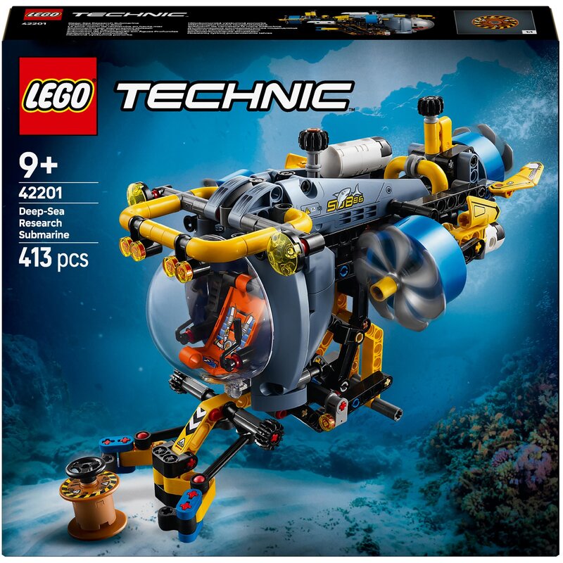 Klocki LEGO Technic Badawcza łódź podwodna 42201 Wielokolorowy